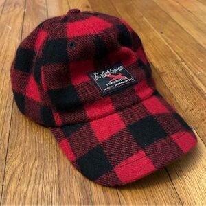 Polo by Ralph Lauren Red and Black Checkered Hat